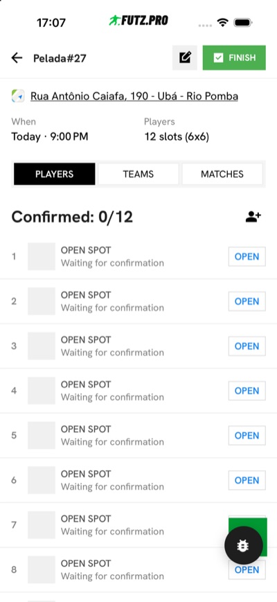 Redesigned match screen